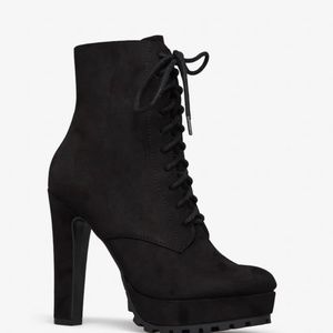 Two heeled boots they are from shoe dazzle and they have only been wore 2x